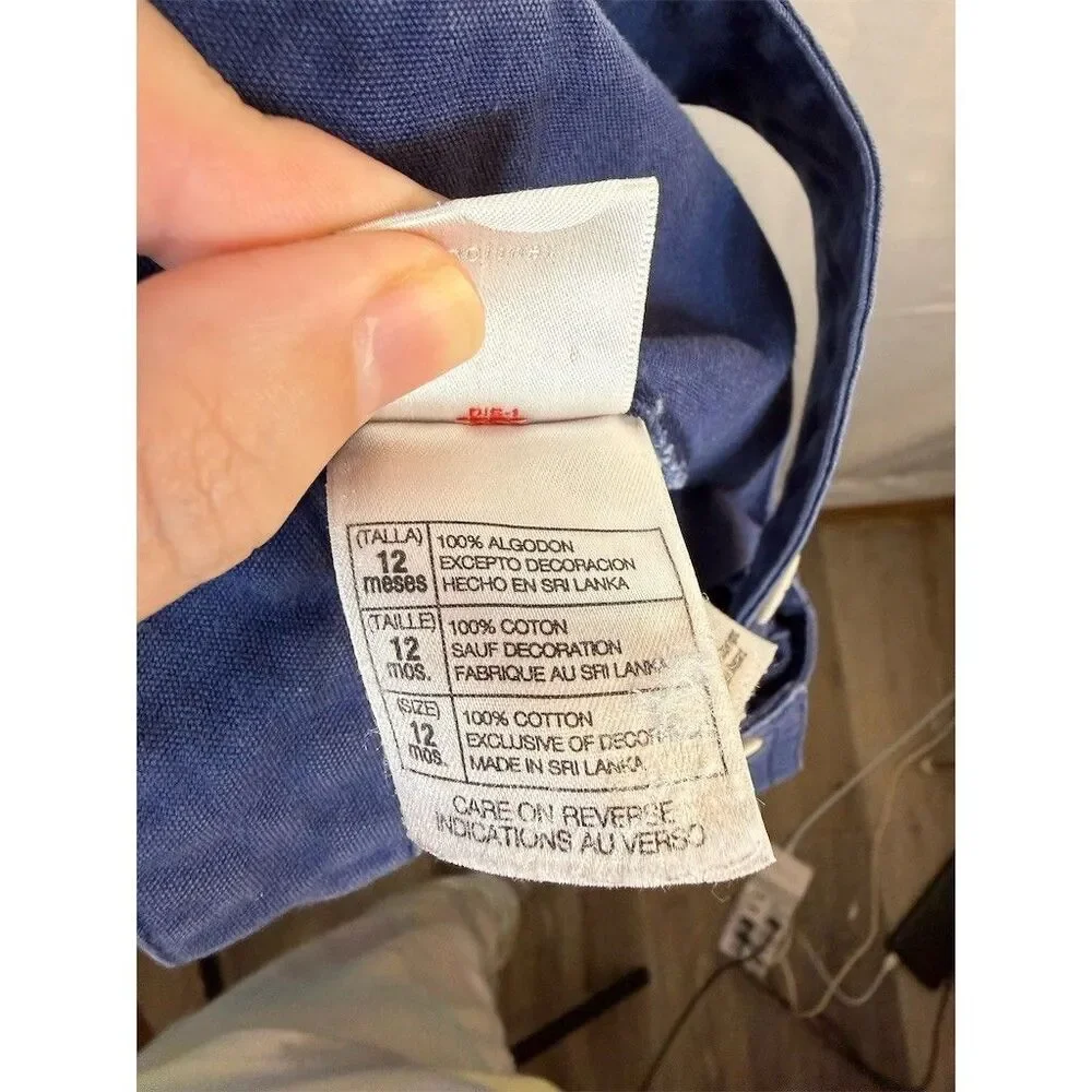 Disney Baby Winnie the Pooh & Tigger Blue Denim Overalls Snap Legs - Picture 13 of 14